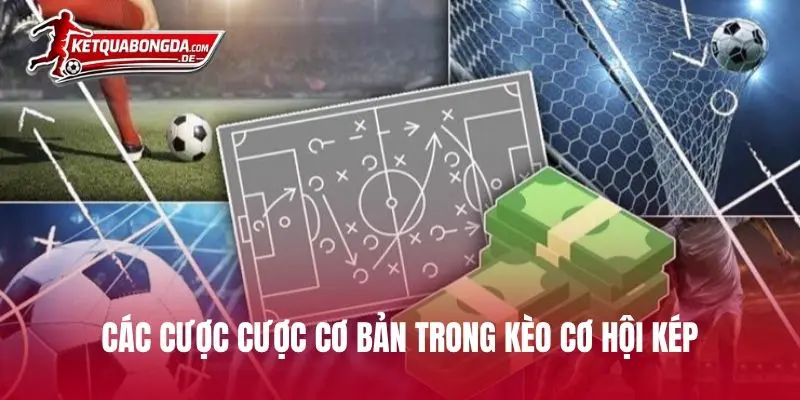 Các cược cược cơ bản trong kèo cơ hội kép