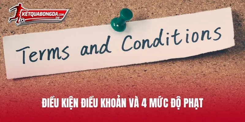 Điều kiện điều khoản và 4 mức độ phạt