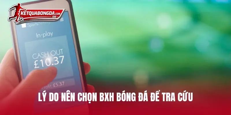 Lý do nên chọn BXH bóng đá để tra cứu
